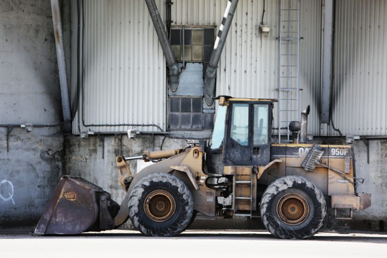 Framlastare i industrilokal